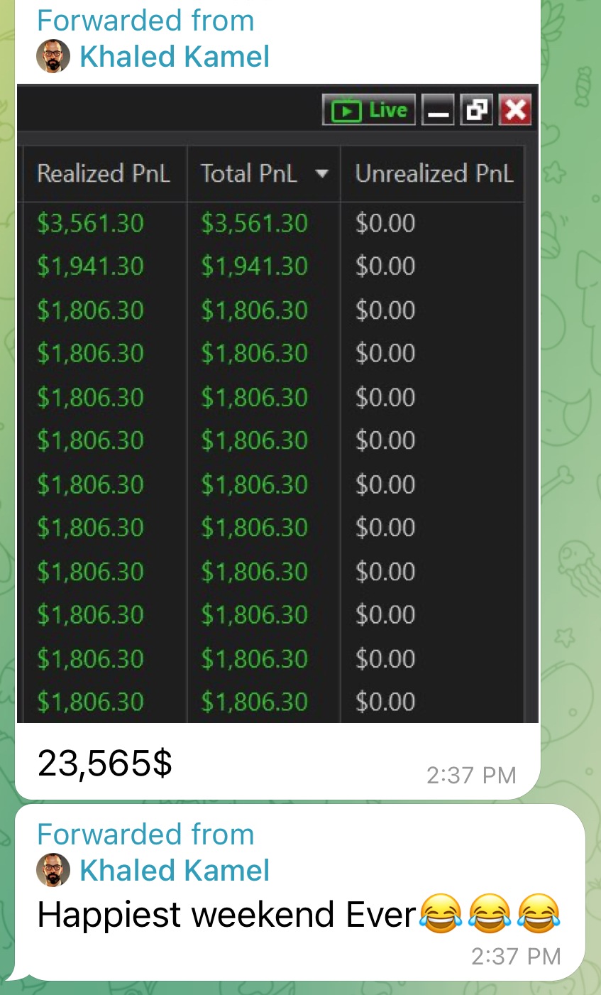 Prop firm payout, $23,565