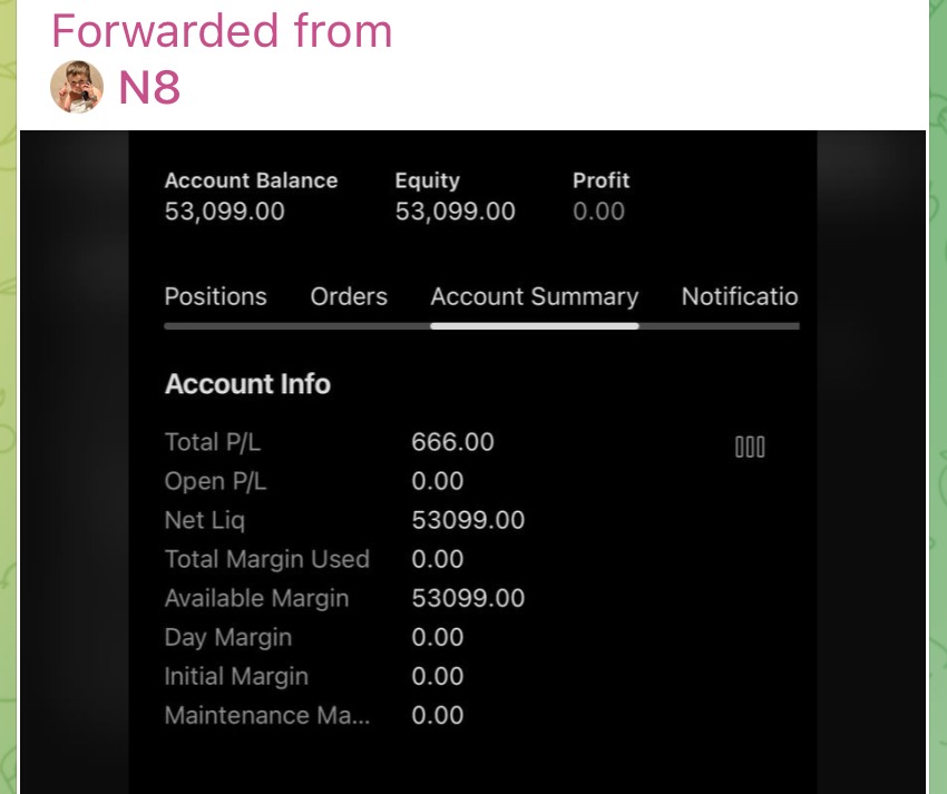 Funded account balance $53,099, challenge passed